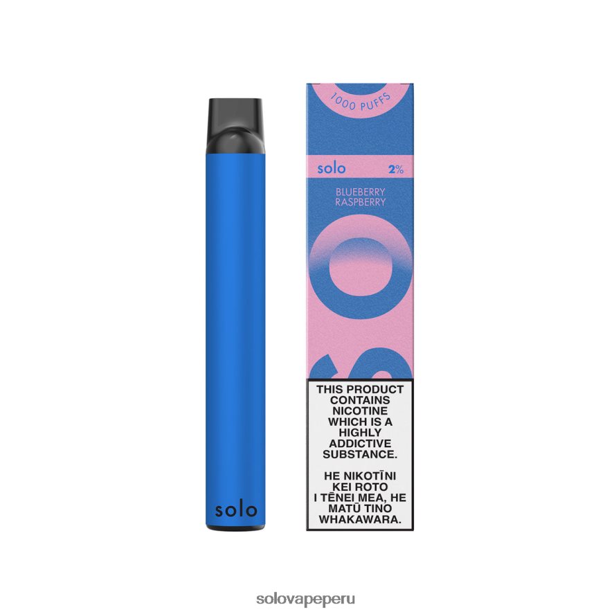 Solo colección paraíso vape desechable frambuesa arándano TR068419 | Vape Solo Sabores