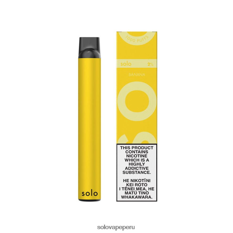 Solo vaporizador desechable banana TR068411 | Vape Solo Flavours