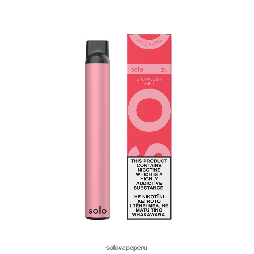 Solo vaporizador desechable menta fresa TR06844 | Vape Solo Desechable